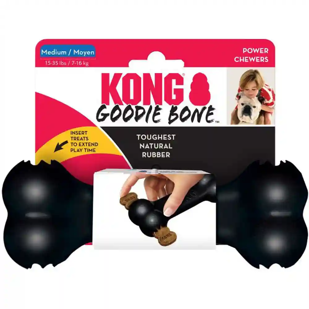 Planet Kong Goodie Bone Medium Extreme Black