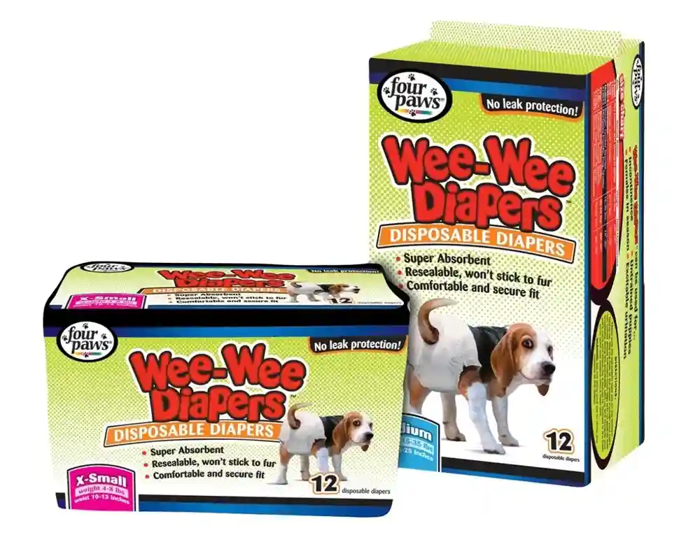 Wee Wee Disposable Doggie Diapers X-small
