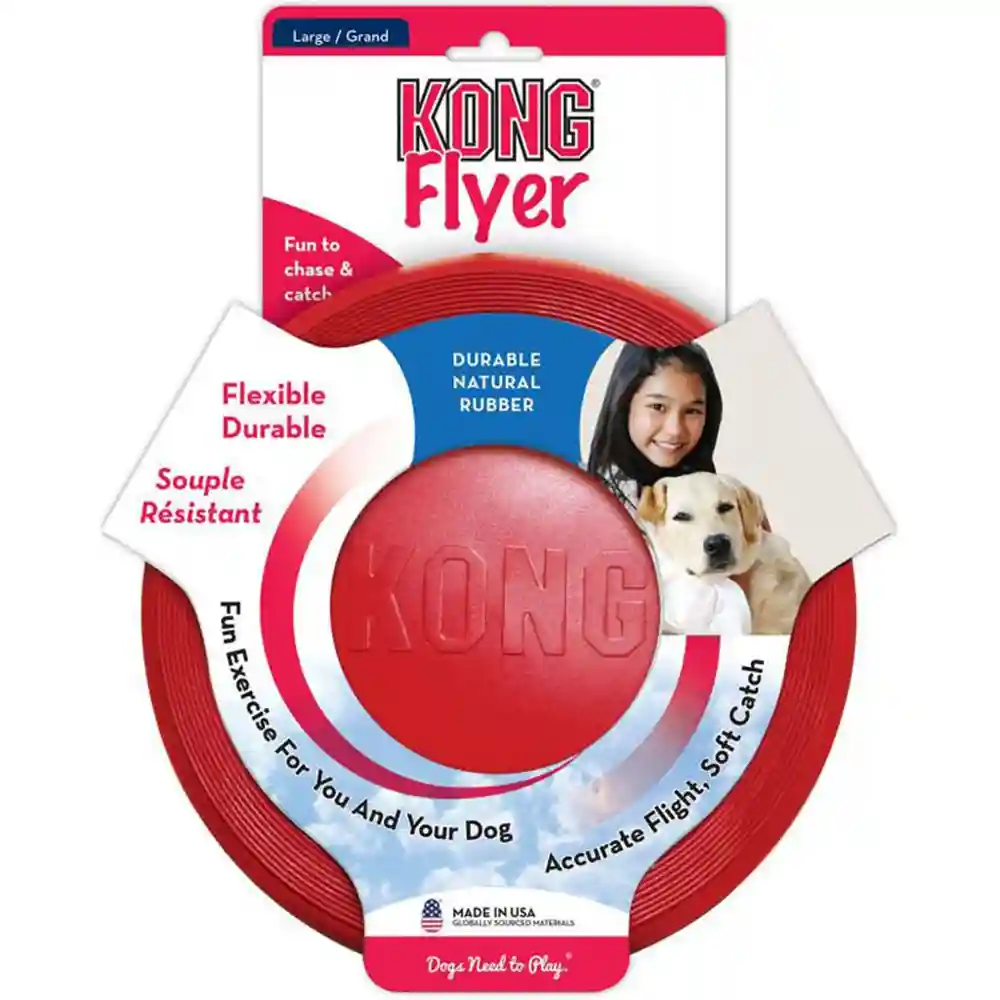 Kong Rubber Flyer Large