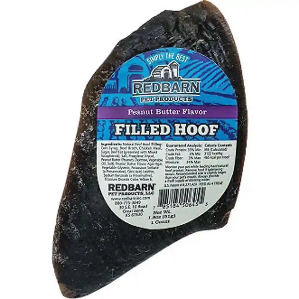 Sredbarn Treat Hooves Peanut Fill 25 Ct