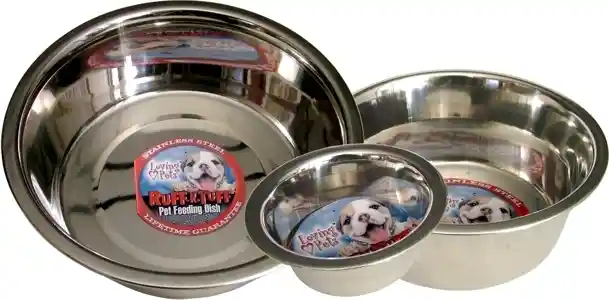 Loving Pets Stainless Steel Dish 1/2 Pint