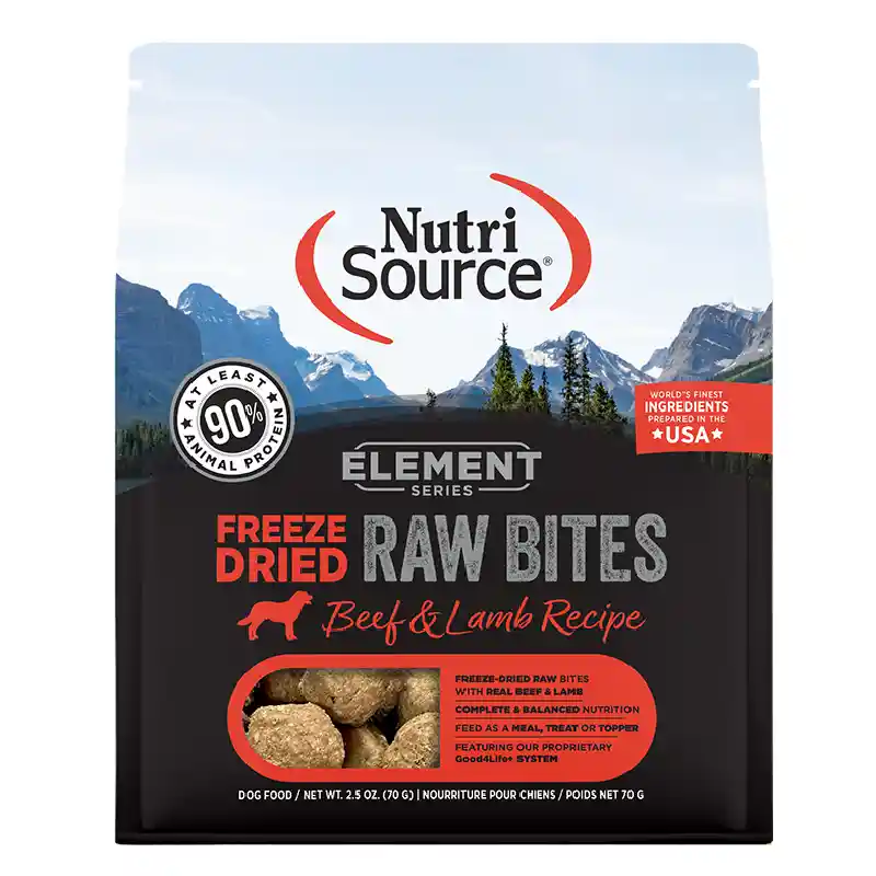 Nutrisource Elements Fd Raw Bites Beef/ Lamb 2.5oz