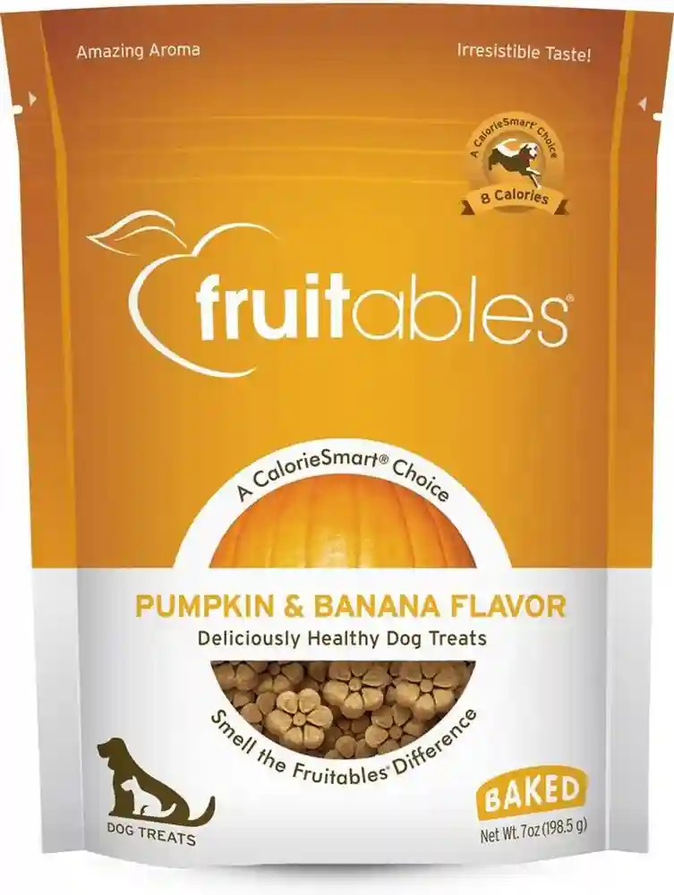 Pumpkin & Banana Flavor Crunchy Dog Treats 7-oz