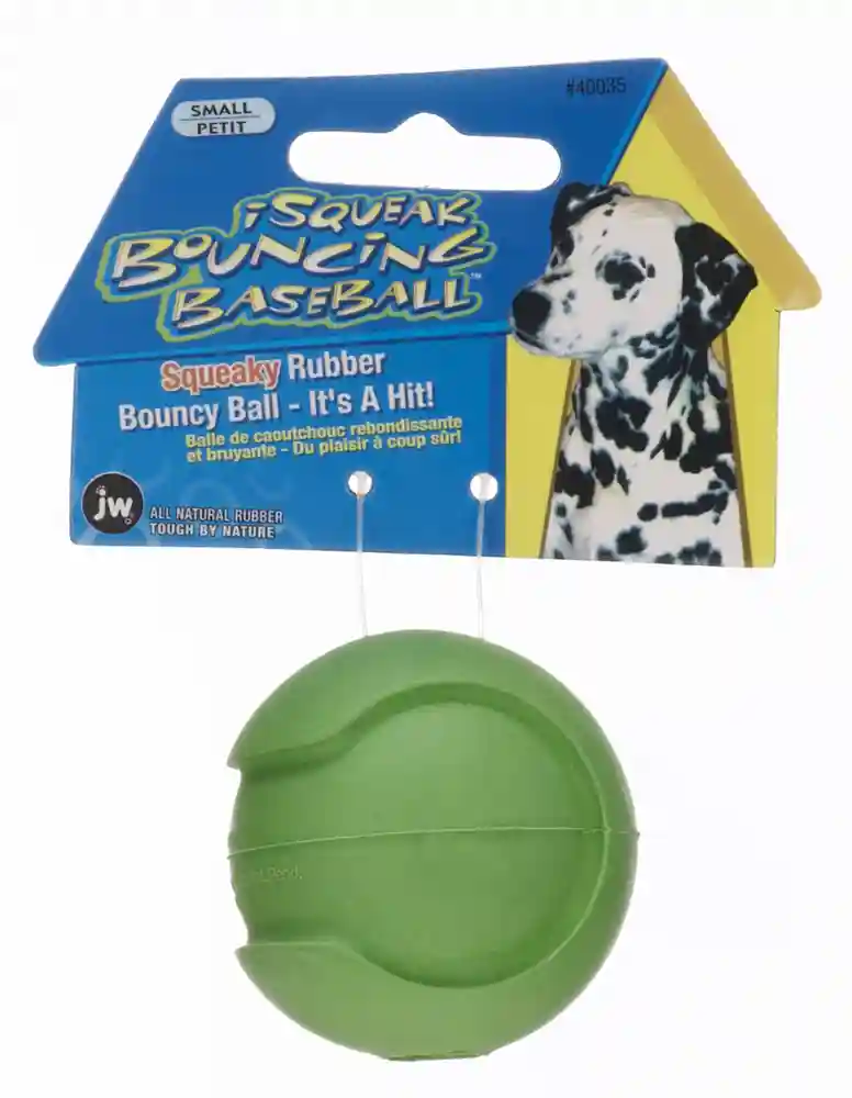 Jw Isqueak Bouncin Baseball Small