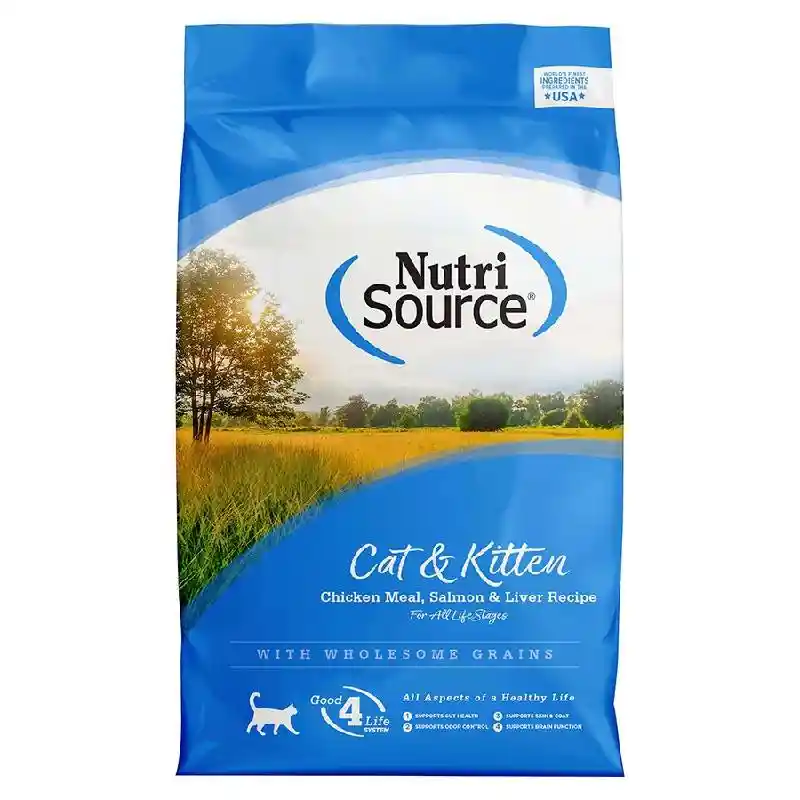 Nutrisource Chicken & Salmon Cat Food 16 Lbs