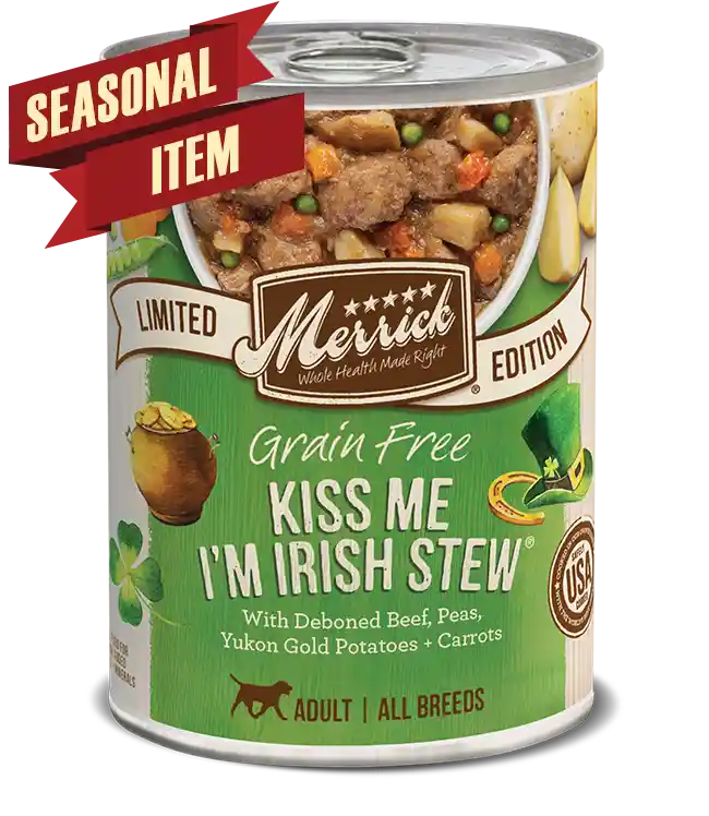 Grain-free Kiss Me I'm Irish Stew Recipe Canned Dog Food 12.7-oz