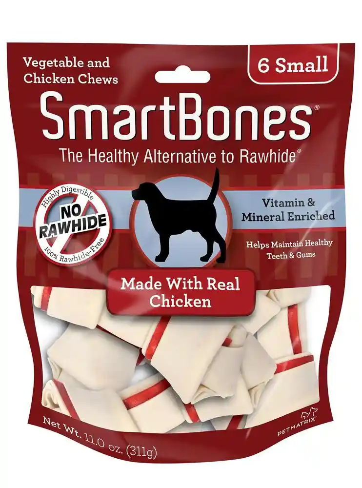 Chicken Small Chew Bones Dog Treats 6-pack