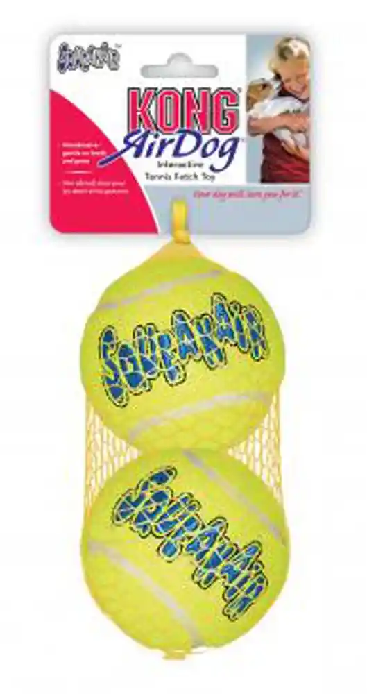 Air Kong Dog Squeaker Ball Large 2 Pack