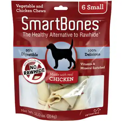 Chicken Small Chew Bones Dog Treats 6-pack