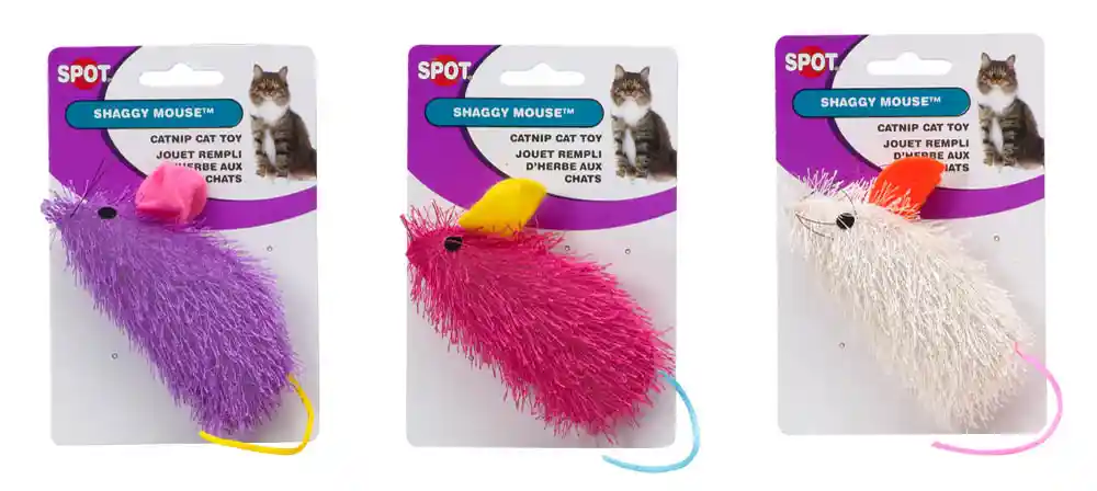 Catnip Shaggy Mouse