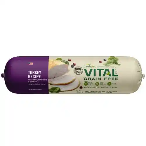 Vital Grain Free Turkey Fresh Dog Food 2-lb