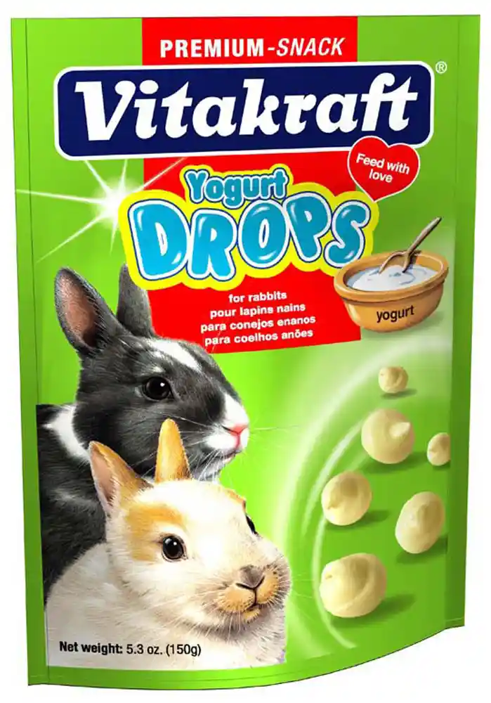Vitaktaft Rabbit Yogurt Drops 5.3 Oz