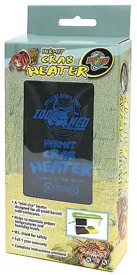 Zoomed Hermit Crab Heater