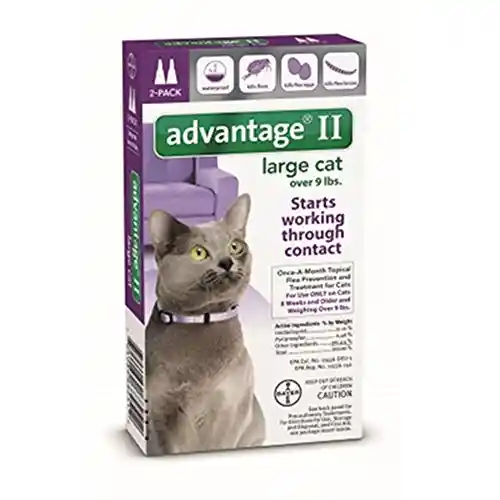 Advantage Ii Cat 9+ Large 2 Pack