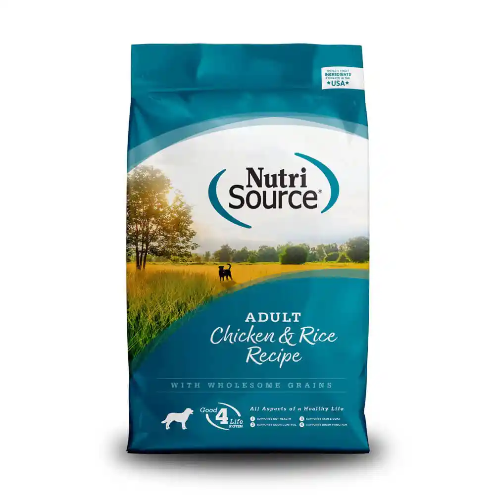 Adult Chicken & Rice Dry Dog Food 4-lb