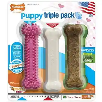 Puppy Chew Triple Pack Pink