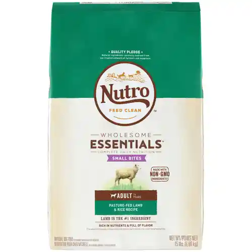 Nutro Small Bites Lid Lamb/brown Rice 15 Lbs
