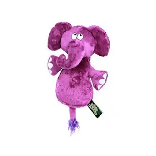 Hear Doggy Flat Ultrasonic Dog Toy Elephant