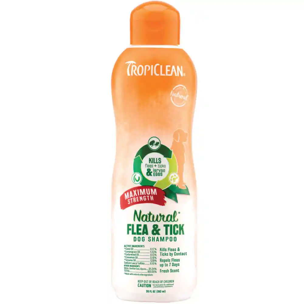 Trop Nat Flea & Tick Shamp 20oz