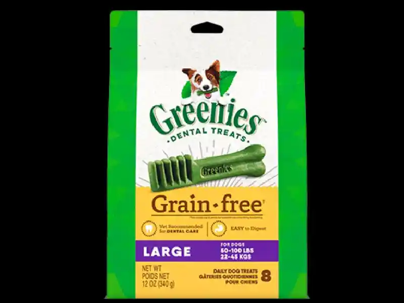 Grain Free Large Dental Dog Chews 12-oz