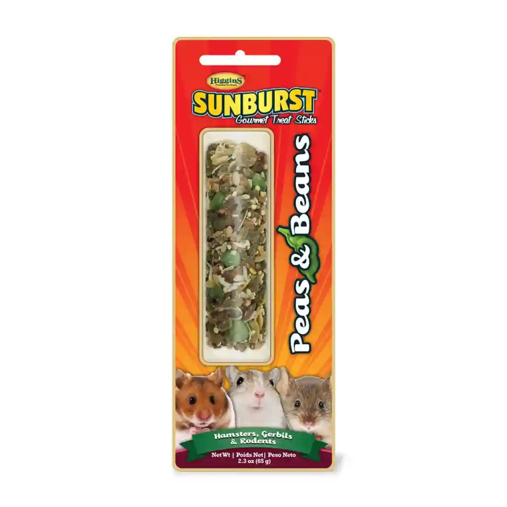 Sunburst Gourmet Treat Stick Peas & Beans 2.3oz