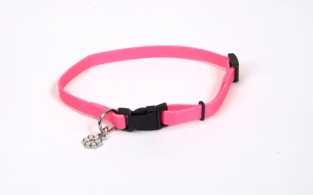 Li'l Pals Adj Collar Xsmall 5/16"x8-12" Neon Pink