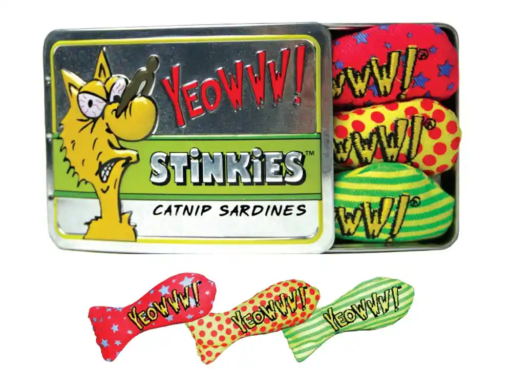 Yeowww! Stinkies Catnip Sardines Tin (3 Pack)