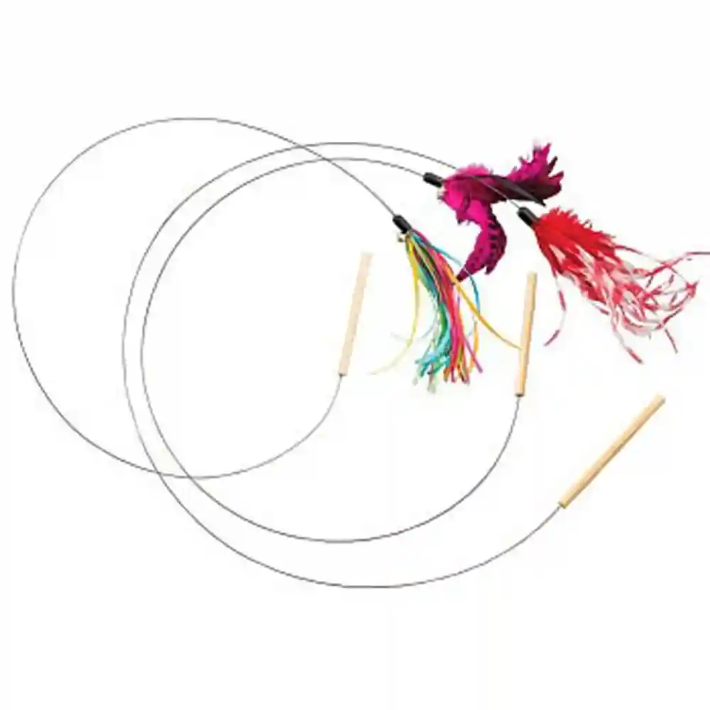 Cat Prancer Color Teaser Wand Assorted 44 Inch