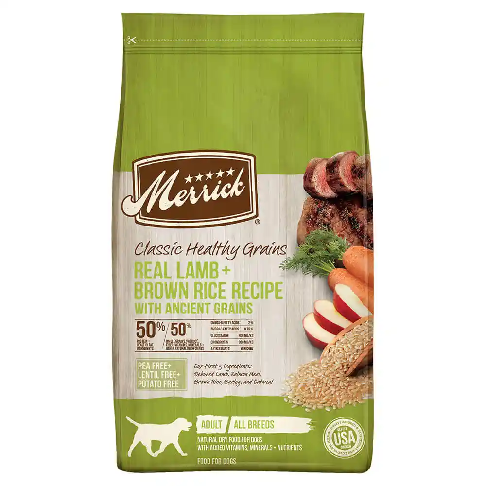 Classic Real Lamb & Green Peas With Ancient Grains Dry Dog Food 12-lb