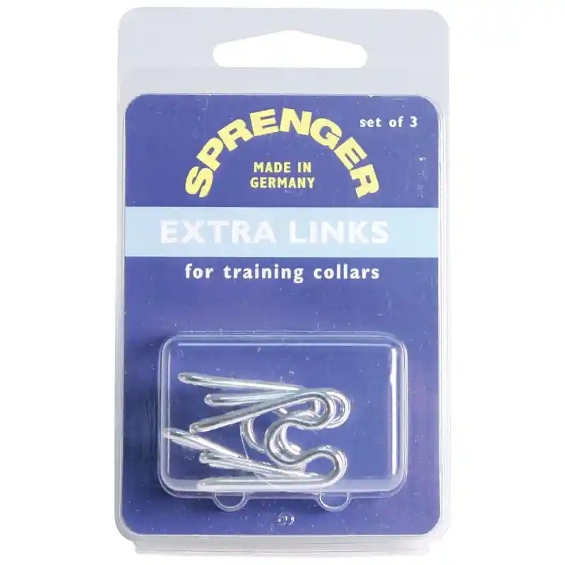 Extra Links For Dog Prong Collars, Chrome, 2.25 Mm
