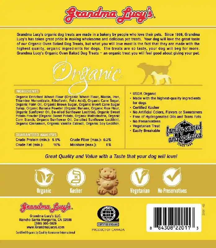 Grandma Lucy's Organic Banana & Sweet Potato 14oz