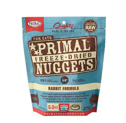 Freeze Dried Nuggets Grain Free Rabbit Formula Cat Food 5.5-oz