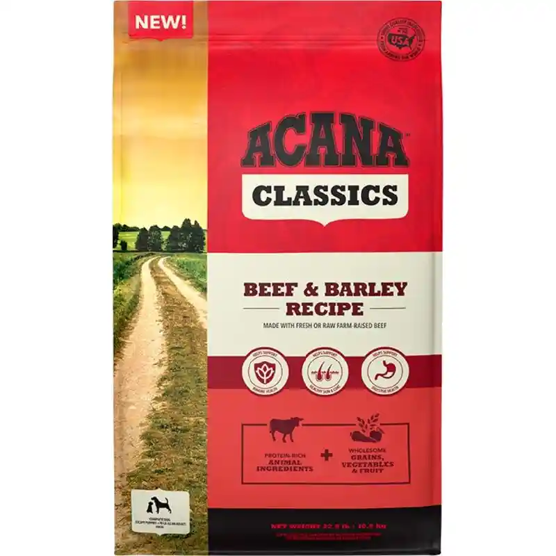 Acana Dog Classics Beef Barley 22.5lb