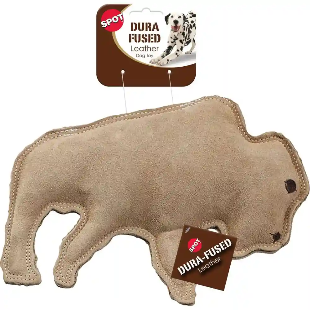 Spot Dog Dura Fused Leather Toy Buffalo Large
