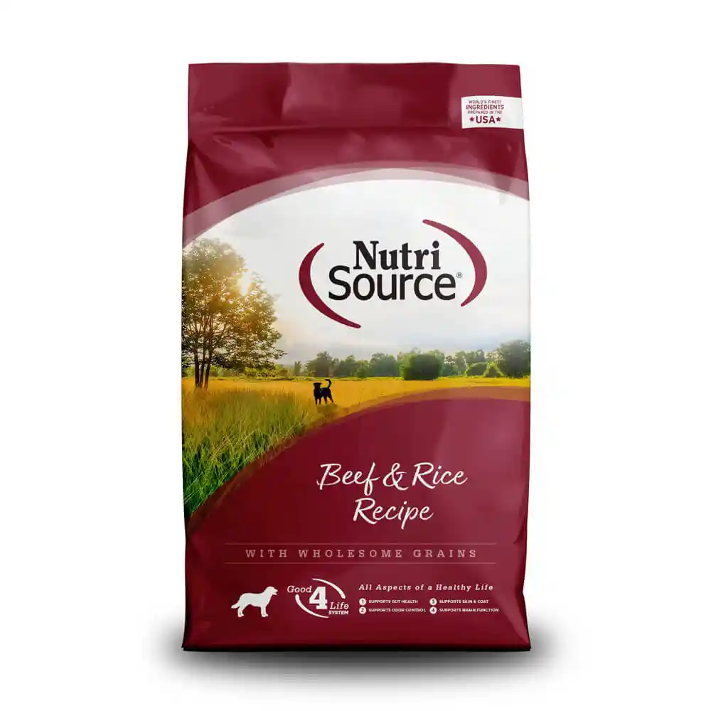 Nutrisource Beef & Brown Rice 15 Lbs