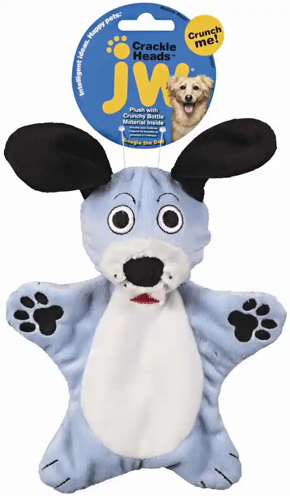 Jw Crackle Heads Dog Toy Medium