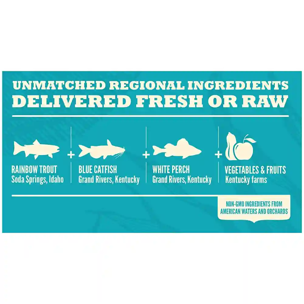 Heritage Dry Dog Food, Freshwater Fish, Biologically Appropriate & Grain Free 4.5-lb