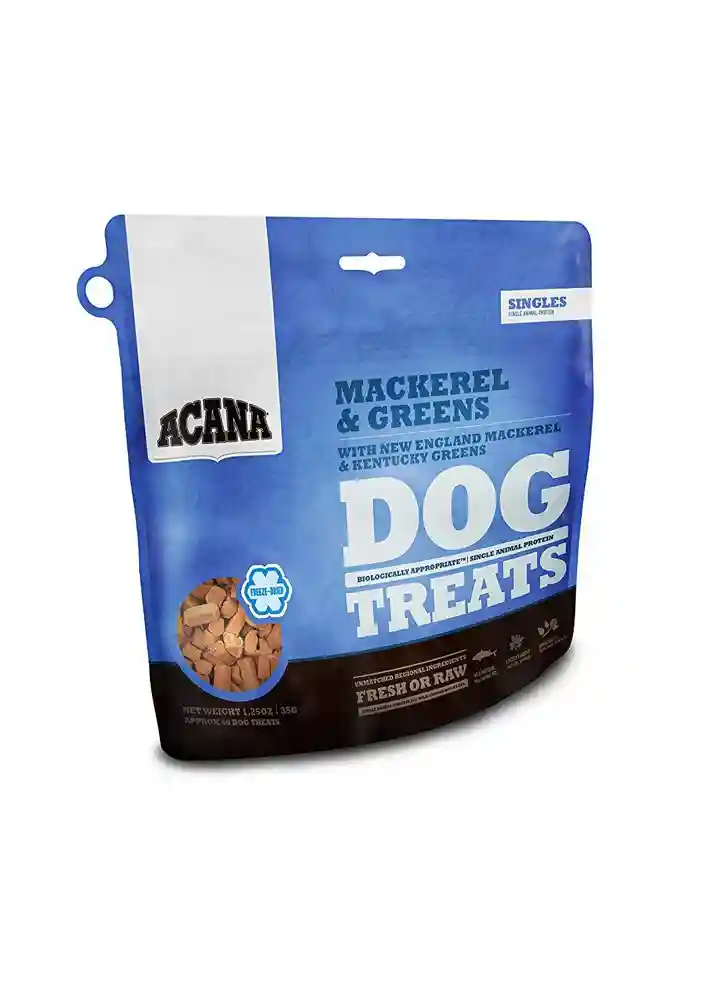 Singles Limited Ingredient Freeze-dried Dog Treats, Mackerel & Greens, Biologically Appropriate & Gr