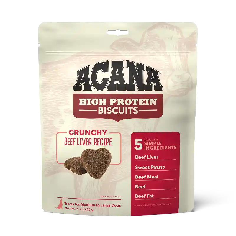 Acana Bisc Beef Liver Lg 9oz