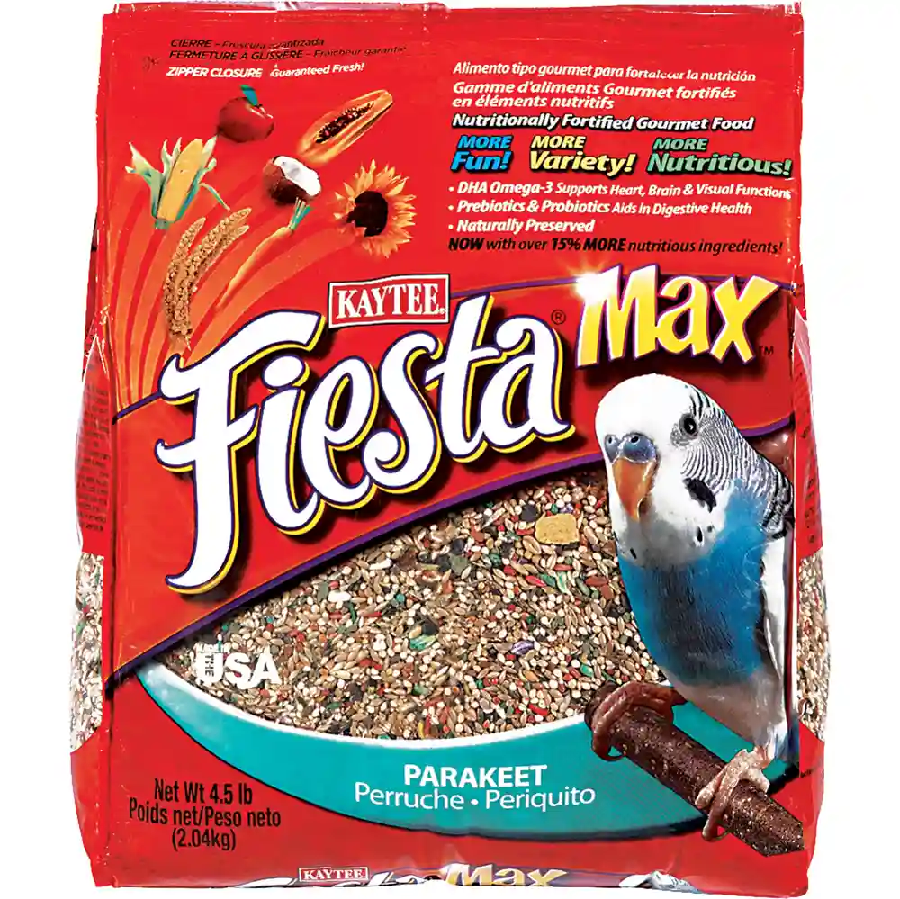 Kaytee Fiesta Parakeet Food 4.5 Lbs