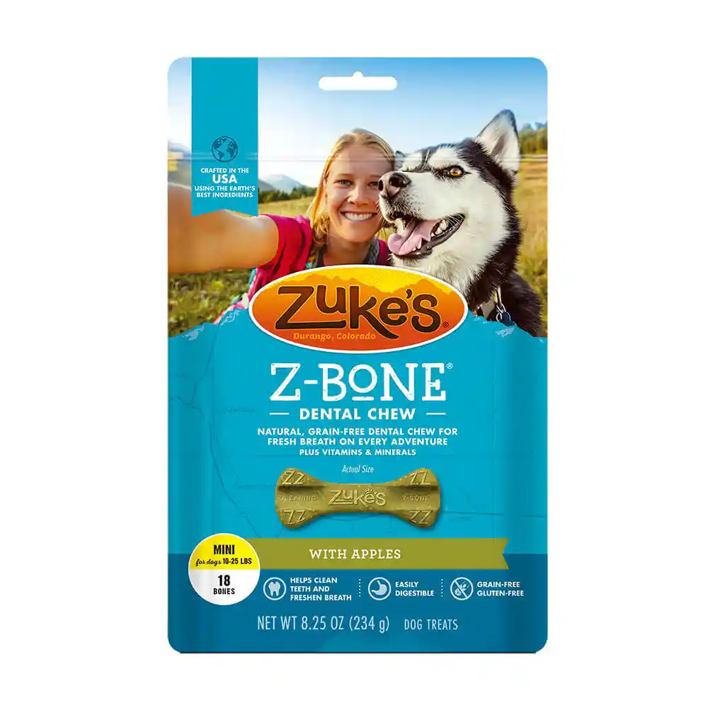 Zuke's Z-bone Clean Apple Crisp Mini 18 Ct