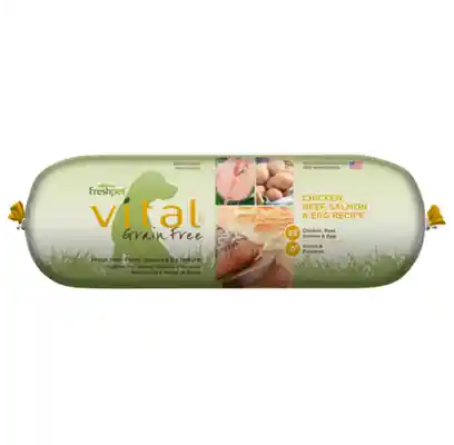 Vital Grain Free Chicken, Beef, Salmon & Egg Fresh Dog Food 2-lb