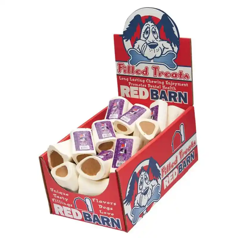 Redbarn Natural Dog Treat Filled Bone With Peanut Butter 3"