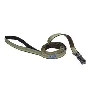 Reflective Dog Leash With Scissor Snap, Fern, 5/8" X 6'