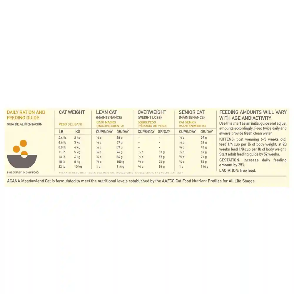 Regionals Dry Cat Food, Meadowland, Biologically Appropriate & Grain Free 4-lb