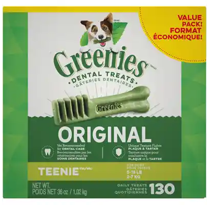 Original Teenie Dental Dog Chews 36-oz