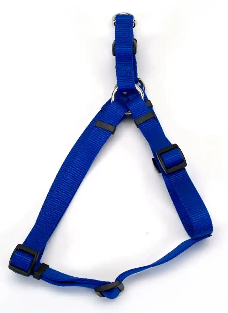 Adjustable Dog Harness, Blue, 3/4" X 20"-30"