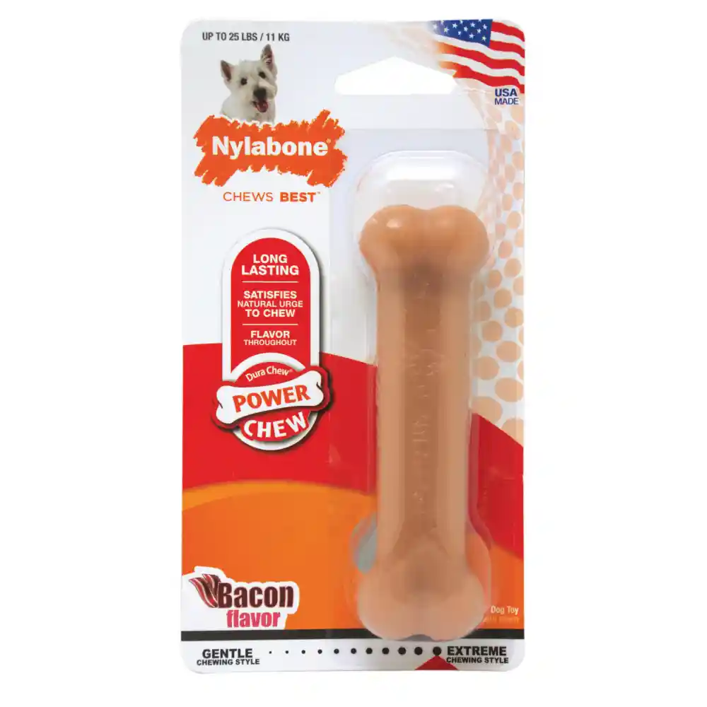 Durachew Power Chew Bacon Flavor Bone Dog Toy Giant