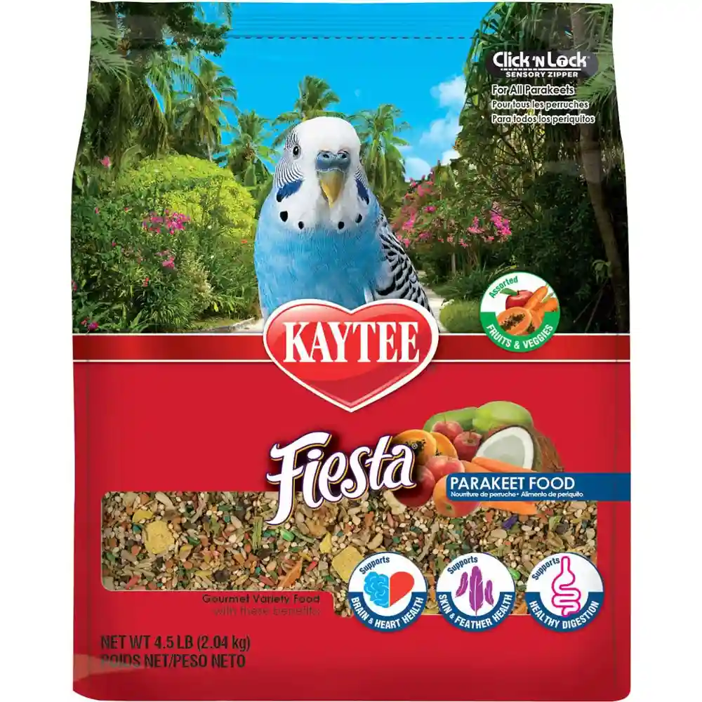 Kaytee Fiesta Parakeet Food 4.5 Lbs