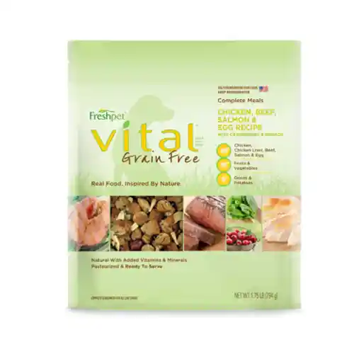 Vital Complete Meals Grain-free Chicken, Beef, Salmon & Egg Fresh Dog Food 5.5-lb